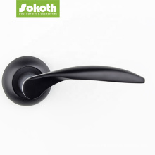 UK market zhejiang wenzhou internal room black door handle with lock